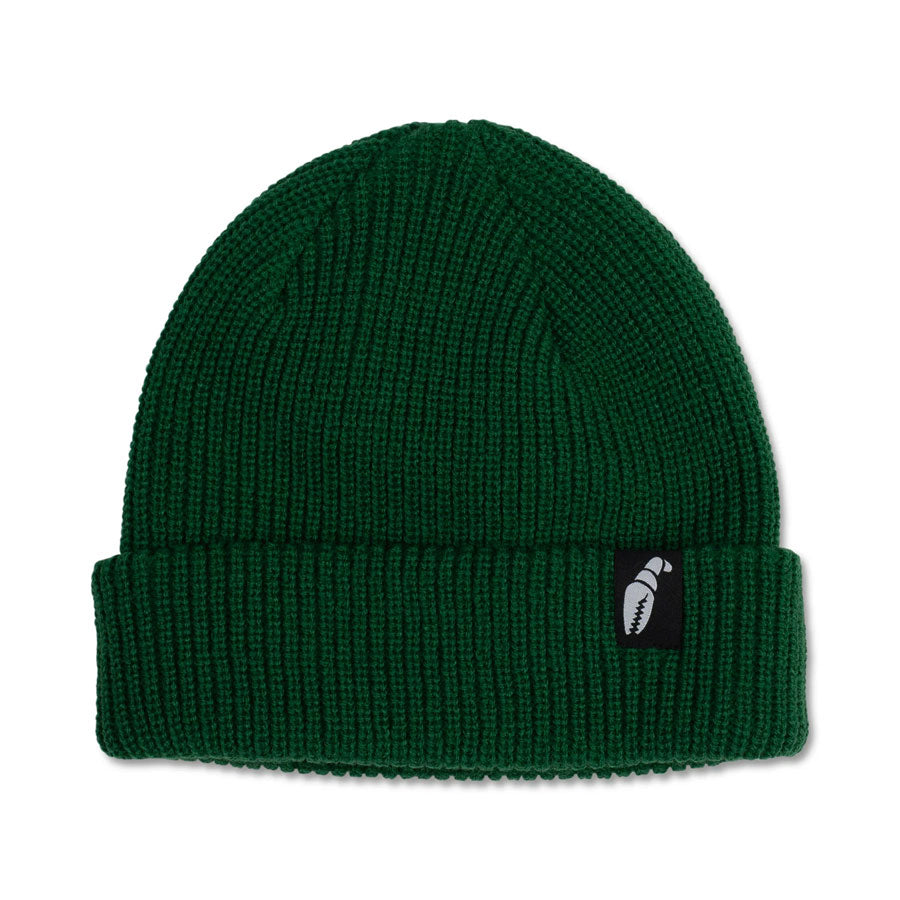 Crab Grab Claw Label Beanie - Forest