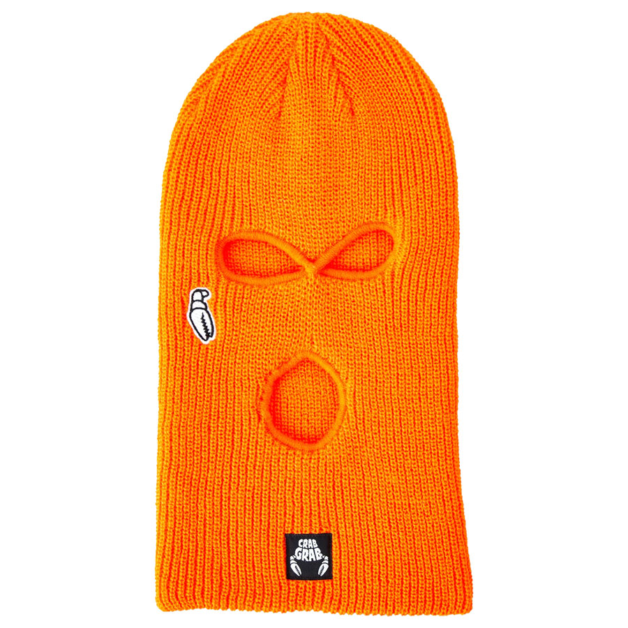 Crab Grab Goon Mask Balaclava - Orange