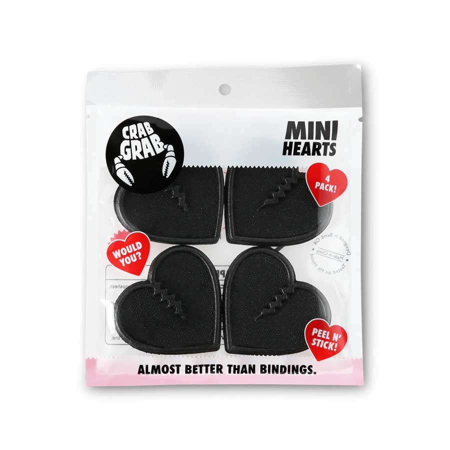 Crab Grab Mini Hearts Stomp Pad - Black