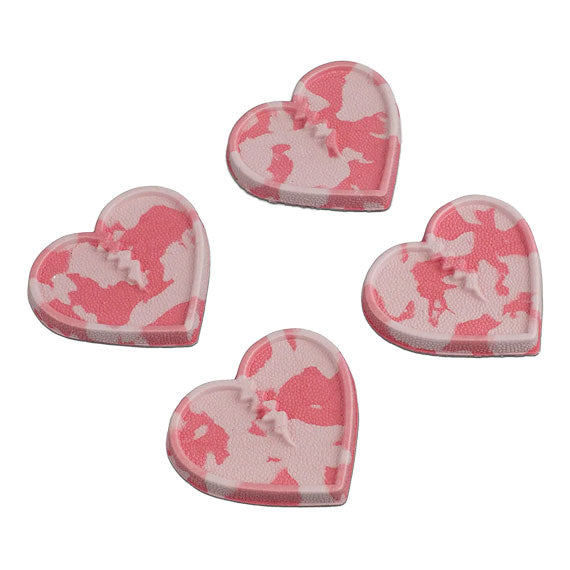 Crab Grab Mini Hearts Stomp Pad - Bubblegum Swirl