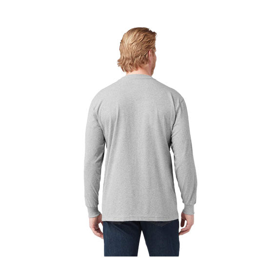 Dickies Heavyweight LS Pocket T-Shirt - Heather Gray