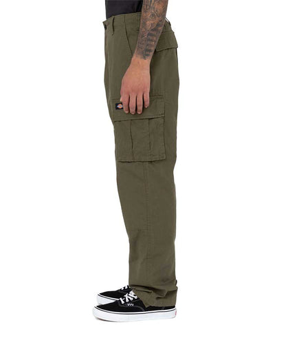 Dickies Relaxed Fit Double Knee Cargo Pant - Military Green