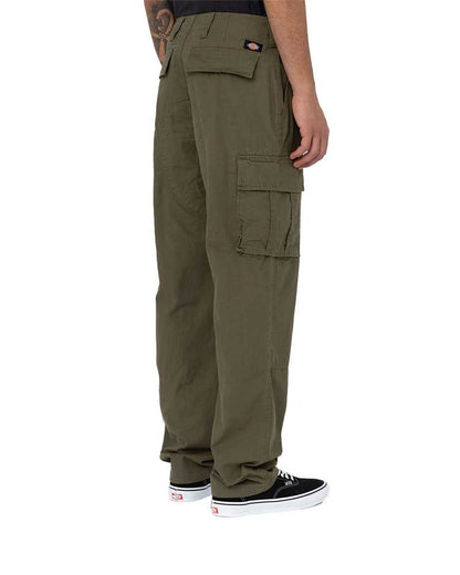 Dickies Relaxed Fit Double Knee Cargo Pant - Military Green