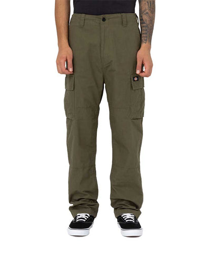 Dickies Relaxed Fit Double Knee Cargo Pant - Military Green