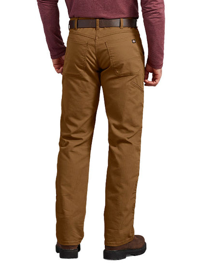 Dickies Tough Max Duck Double Knee Pant - Stonewashed Brown Duck