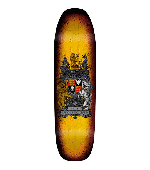 Flip Mountain Spray Crest Yellow Deck 9"