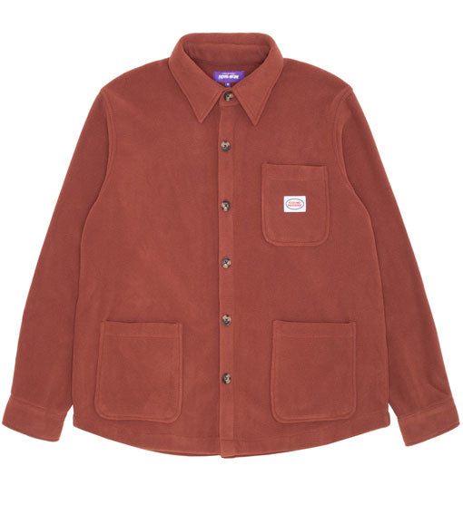 Fucking Awesome Polar Fleece Overshirt - Brown