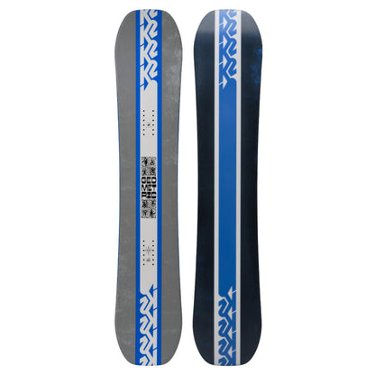 The all-new K2 Geometric snowboard was engineered with a jib-friendly shape, flex, and camber profile for the intermediate and beginner snowboarder.