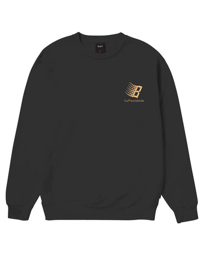 HUF x Bronze 56k Crewneck Black