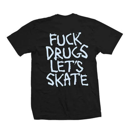 Heroin Fuck Drugs T-Shirt - Black