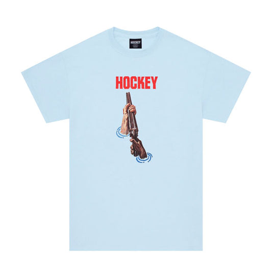 Hockey ShotgunT-Shirt - Light Blue