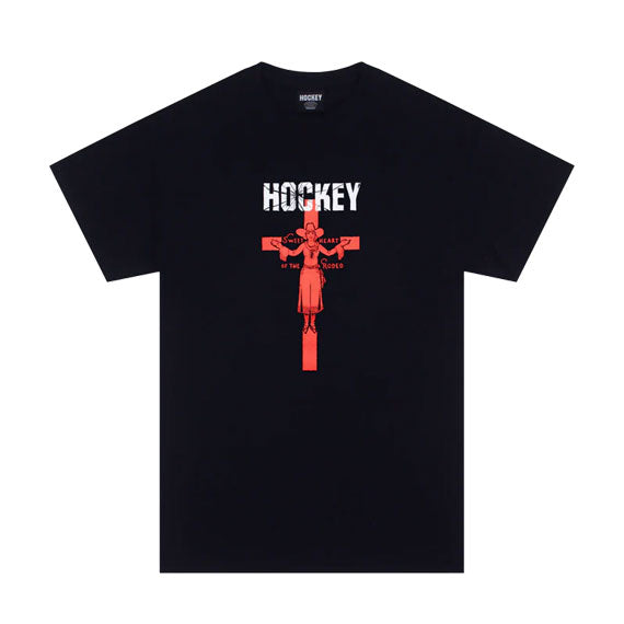 Hockey Sweet Heart T-Shirt - Black