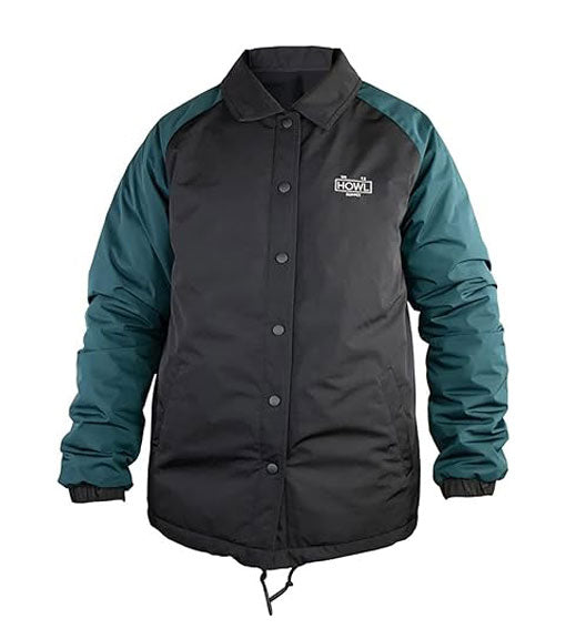 Howl Premium Coaches Jacket Black/Green