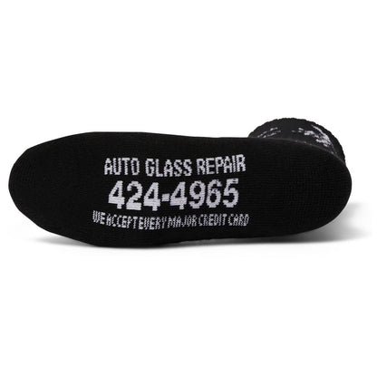 Huf Auto Glass Crew Sock - Black