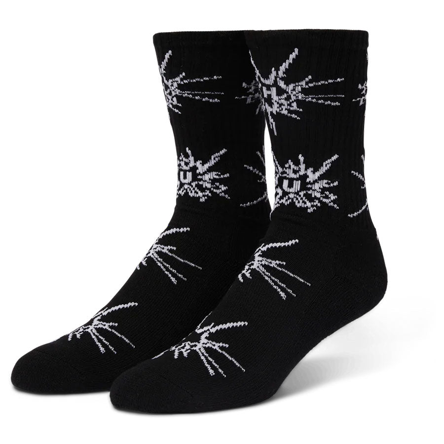 Huf Auto Glass Crew Sock - Black