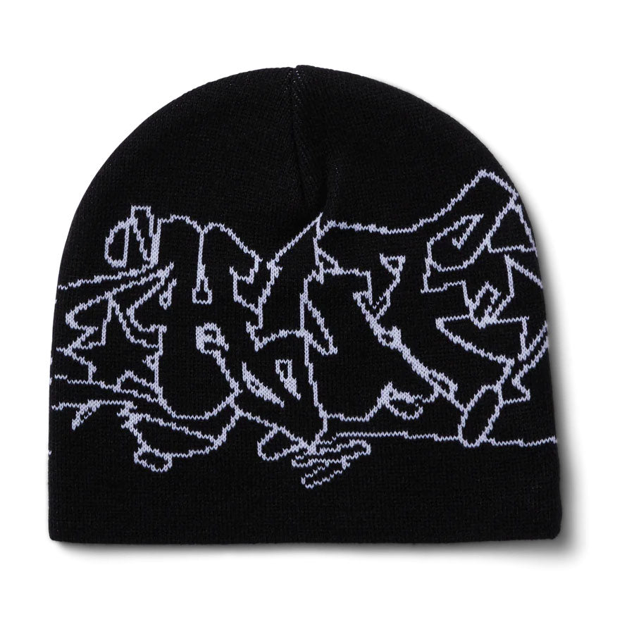 Huf Outlines Skull Beanie - Black