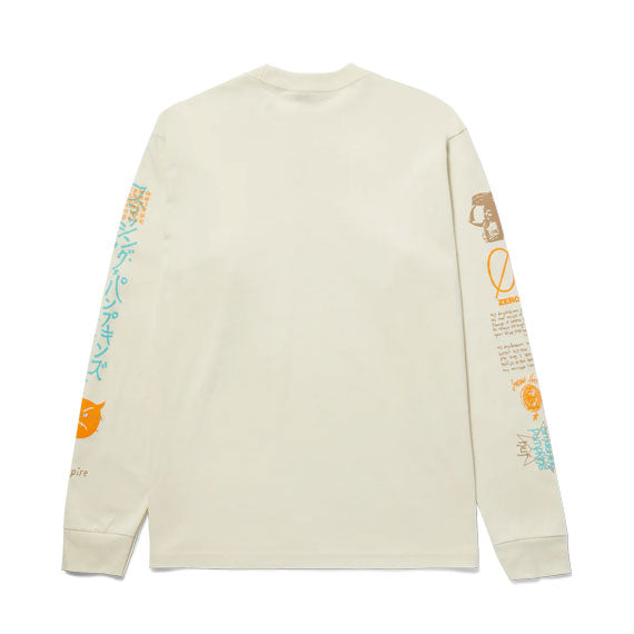 Huf Smashing Pumkins Crush Long Sleeve T-Shirt - Bone