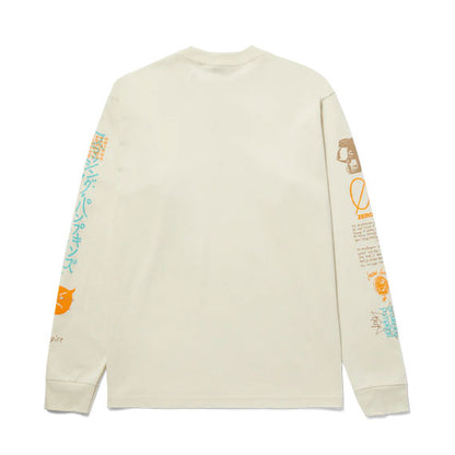 Huf Smashing Pumkins Crush Long Sleeve T-Shirt - Bone