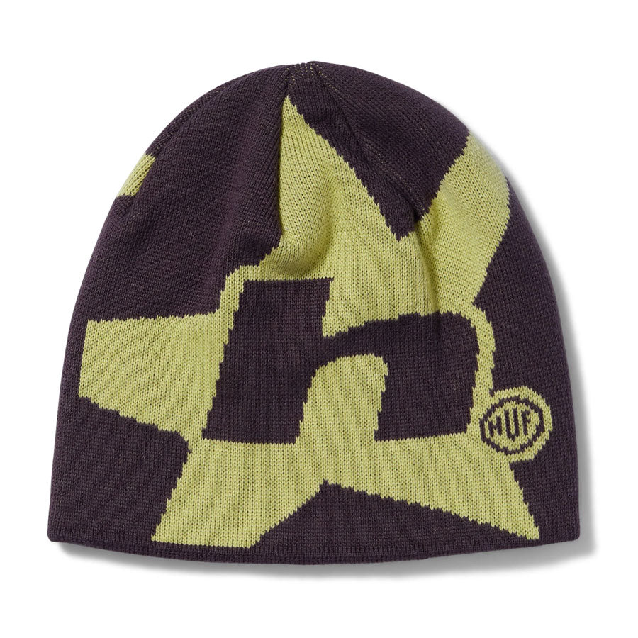 Huf Star Skull Beanie - Raisin