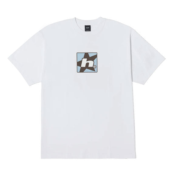 Huff H Star T-Shirt - White