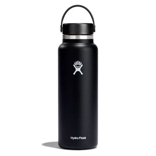 Hydro Flask 40 Oz Wide Mouth 2.0 Flex Cap - Black