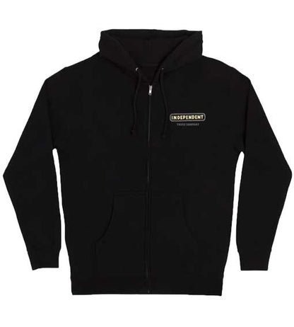 Independent ITC Stained Zip Sweatshirt - Black