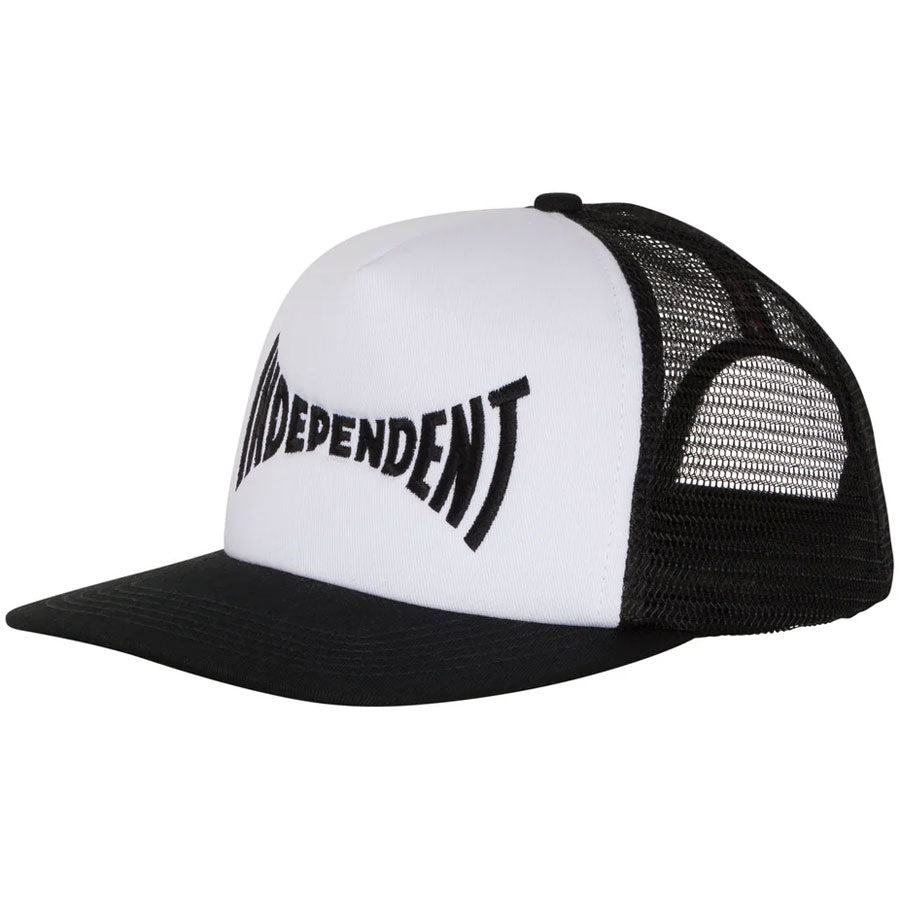 Independent Mesh Trucker Span - White