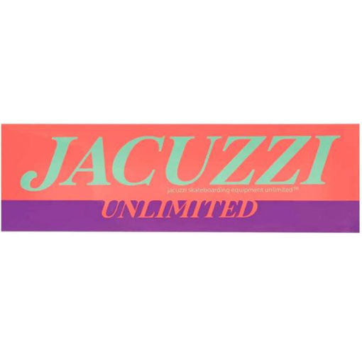 Jacuzzi Flavor Logo Sticker