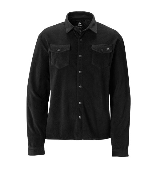 Jones Men's December Fleece Shirt Stealth Black 2024