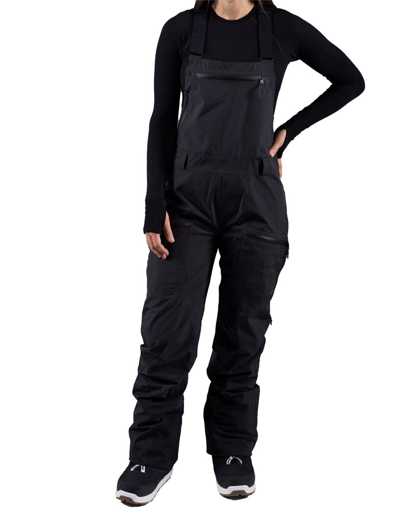 Jones Women's Mtn Surf Rec Bib Pant Stealth Black 2025