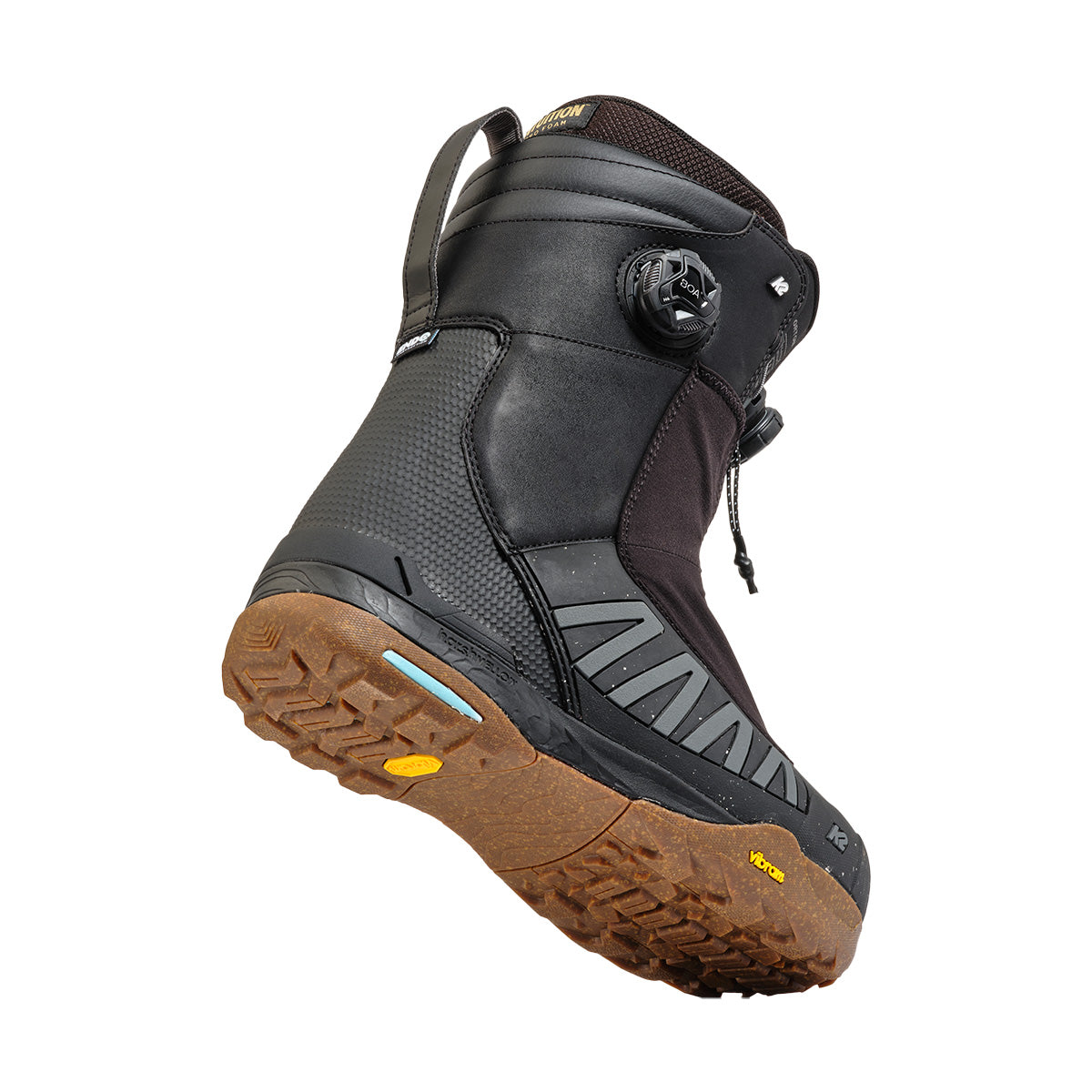 A first-of-it’s-kind construction comes from a one-piece rubber lower with integrated mesh. To boil it down, this means that the Orton will not only be waterproof but also warm and dry, all day long. K2 Men's Orton Boot Black 2025