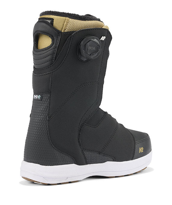 For a good reason, the Contour has long been the favourite boot of the K2 women's team. This mid-to-stiff flexing boot is a no-bull, feature-forward snowboard boot that prioritizes performance and looks damn good doing it.&nbsp;