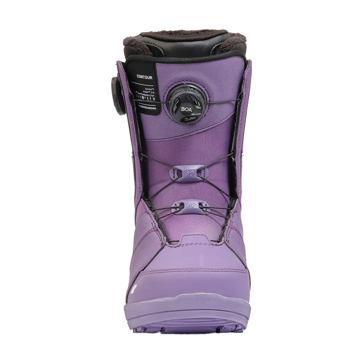 For a good reason, the Contour has long been the favourite boot of the K2 women's team. This mid-to-stiff flexing boot is a no-bull, feature-forward snowboard boot that prioritizes performance and looks damn good doing it.&nbsp;