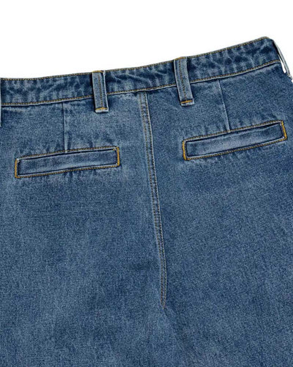 Krooked Eyes Denim Twill Pant - Med Stone Wash