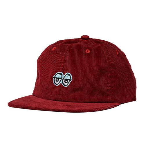 Krooked Eyes Strapback Cap Burgundy/Blue