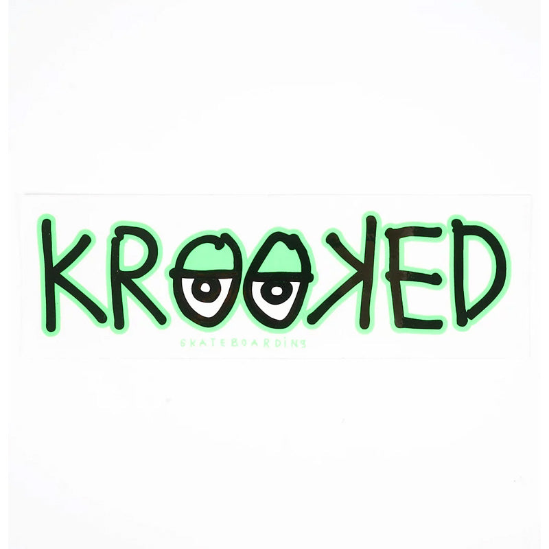 Krooked Logo Eyes Medium Sticker