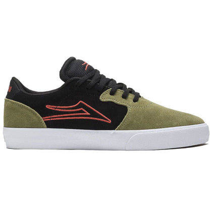 Lakai Cardiff - Olive/Black Suede