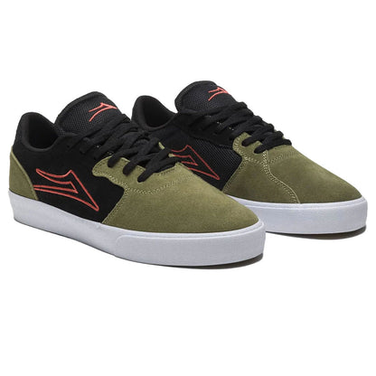 Lakai Cardiff - Olive/Black Suede