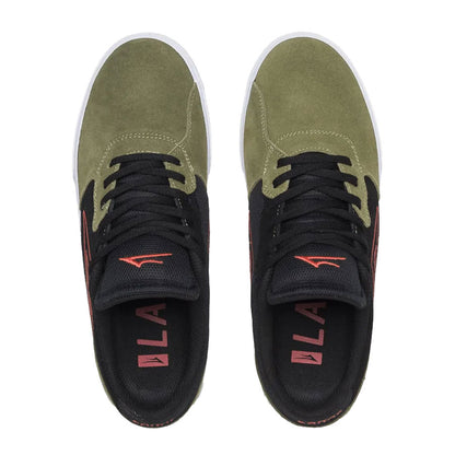 Lakai Cardiff - Olive/Black Suede