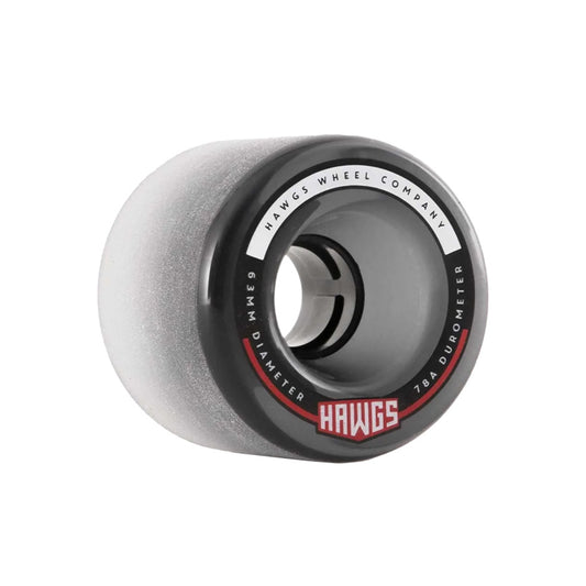 Landyahctz Fatty Hawgs Clear Black 78A Wheels 63mm