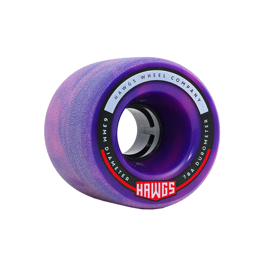 Landyahctz Fatty Hawgs Pink/Purple Swirl 78A Wheels 63mm