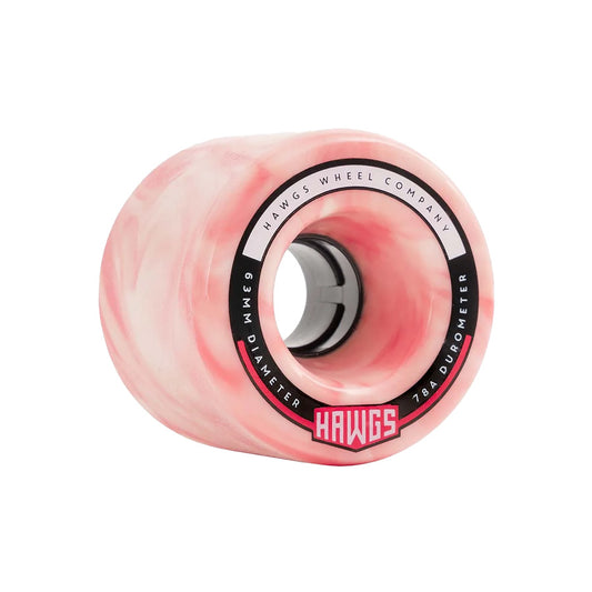 Landyahctz Fatty Hawgs Pink/White 78A Wheels 63mm