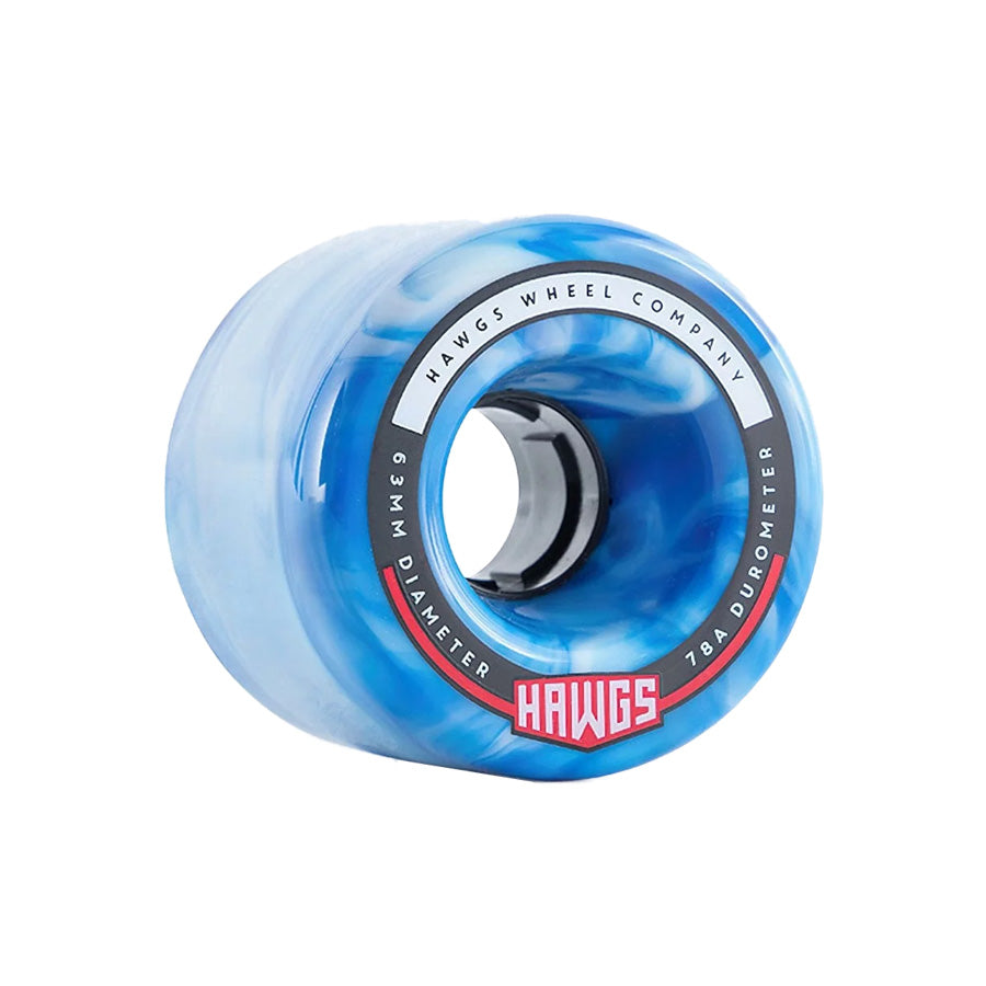 Landyahctz Fatty Hawgs Sky Blue Swirl 78A Wheels 63mm