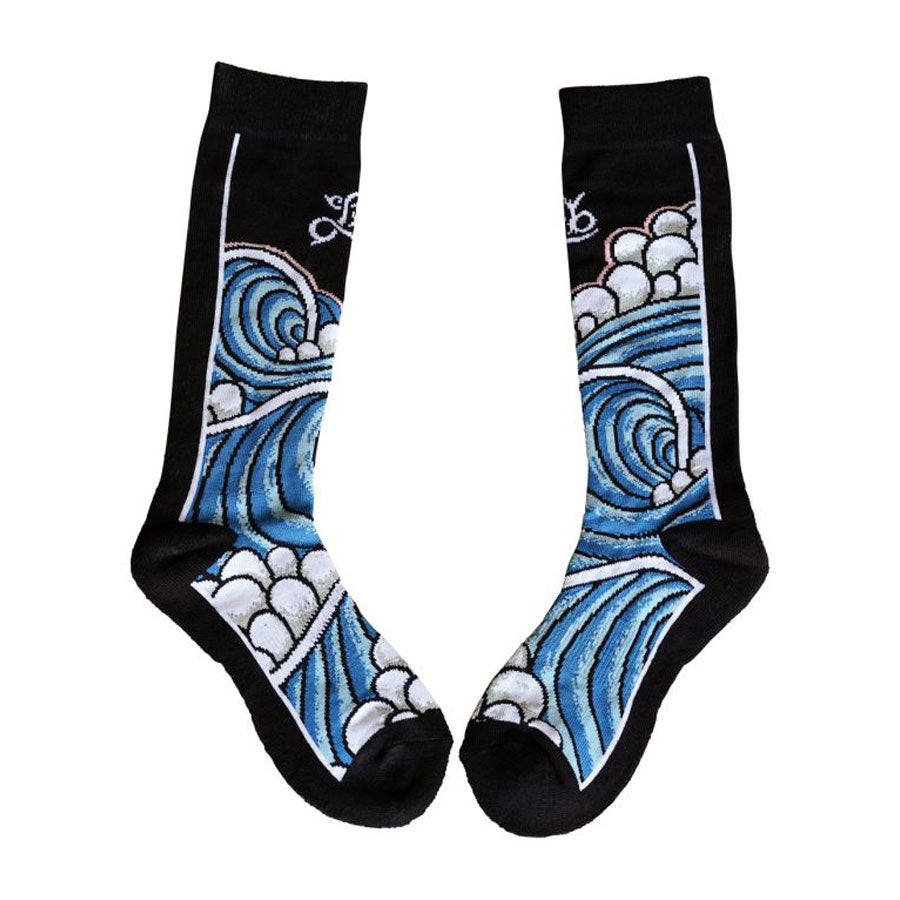 Lib-Tech Men's JL Waves Riding Sock Black 2025