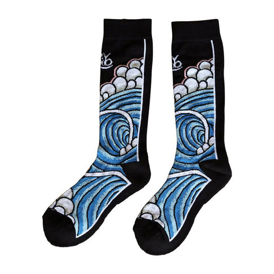 Lib-Tech Men's JL Waves Riding Sock Black 2025