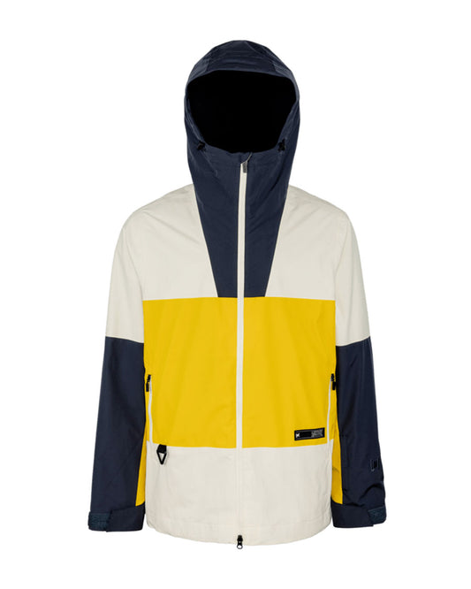 L1 Men's Ventura Jacket Cream/Hot Yellow/Storm 2025