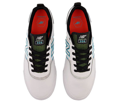 New Balance Numeric 306 Jamie Foy - White/Aqua Sky