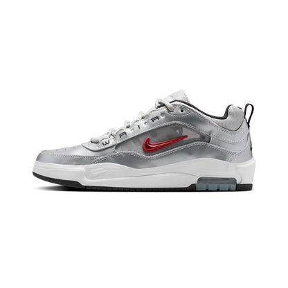 Nike Air Max Ishod Premium - Metallic Silver/Varsity Red