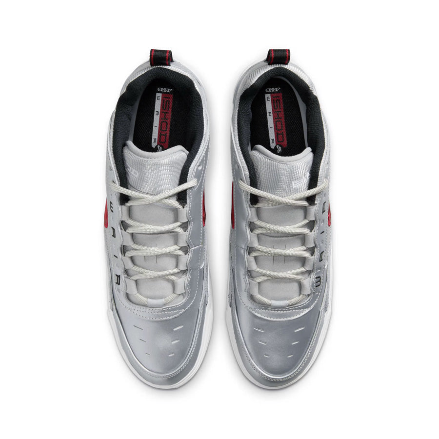 Nike Air Max Ishod Premium - Metallic Silver/Varsity Red