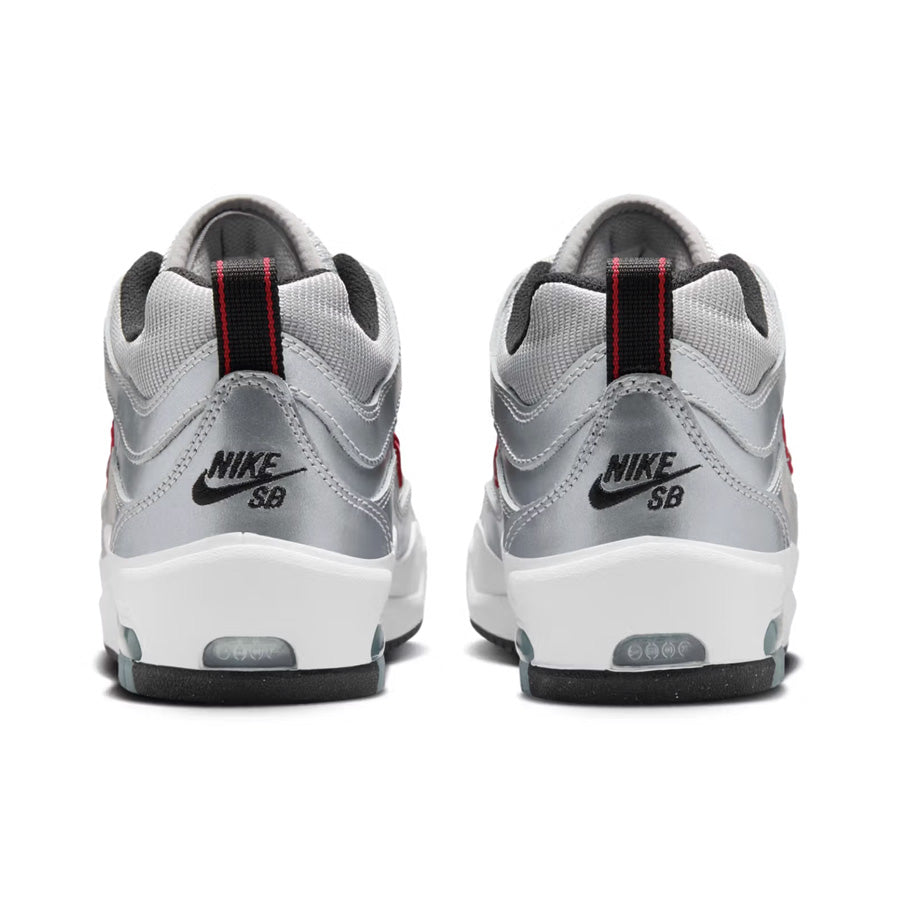 Nike Air Max Ishod Premium - Metallic Silver/Varsity Red